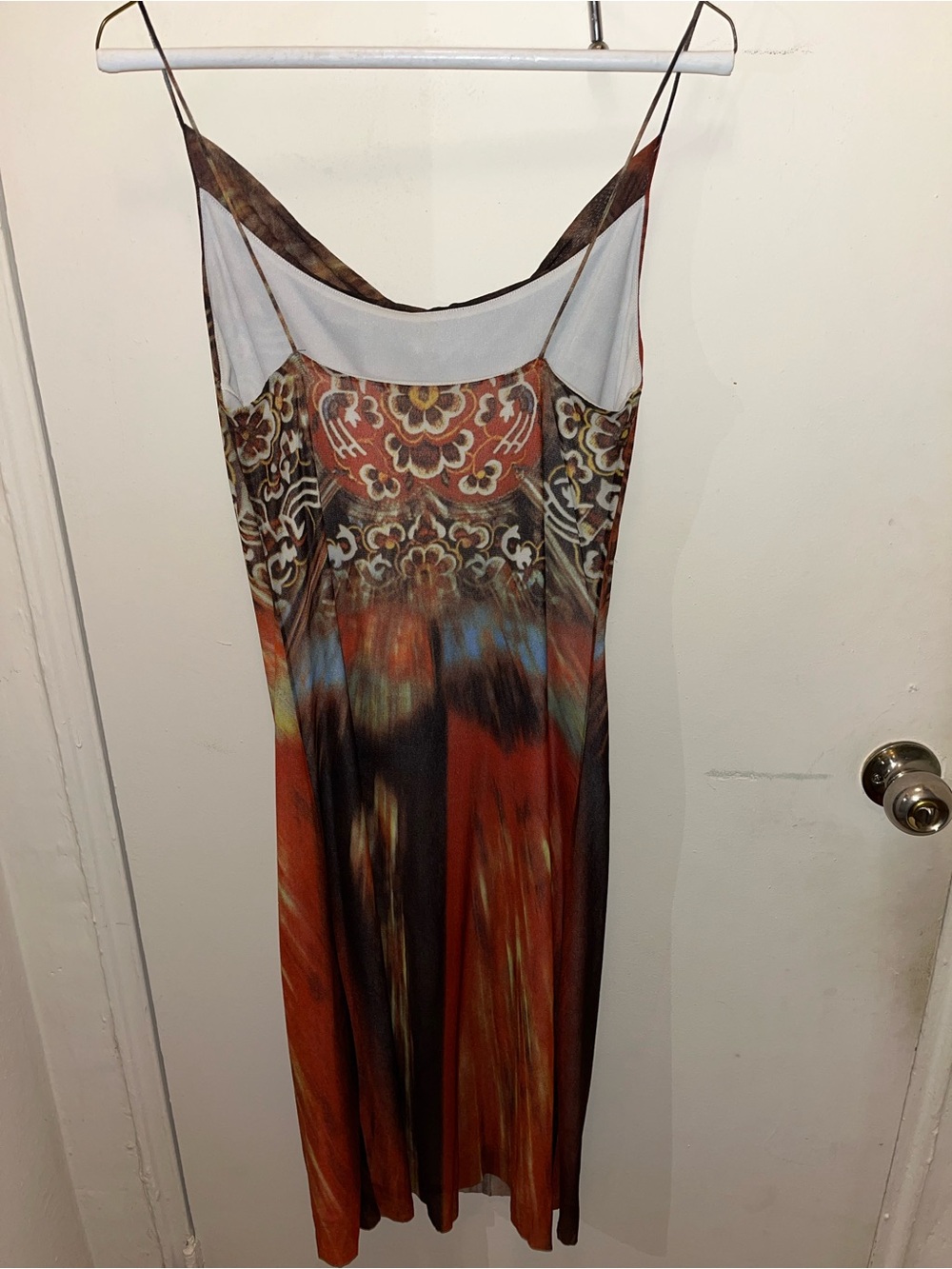 Vivienne Tam Brown Rust Print Dress - Picture 3 of 4